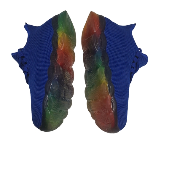 epic step Women's Blue Sneakers Rainbow Soles Size 9 - Picture 6 of 10